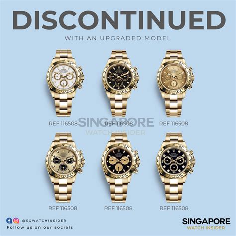 rolex discontinuation|rolex watches discontinued 2023.